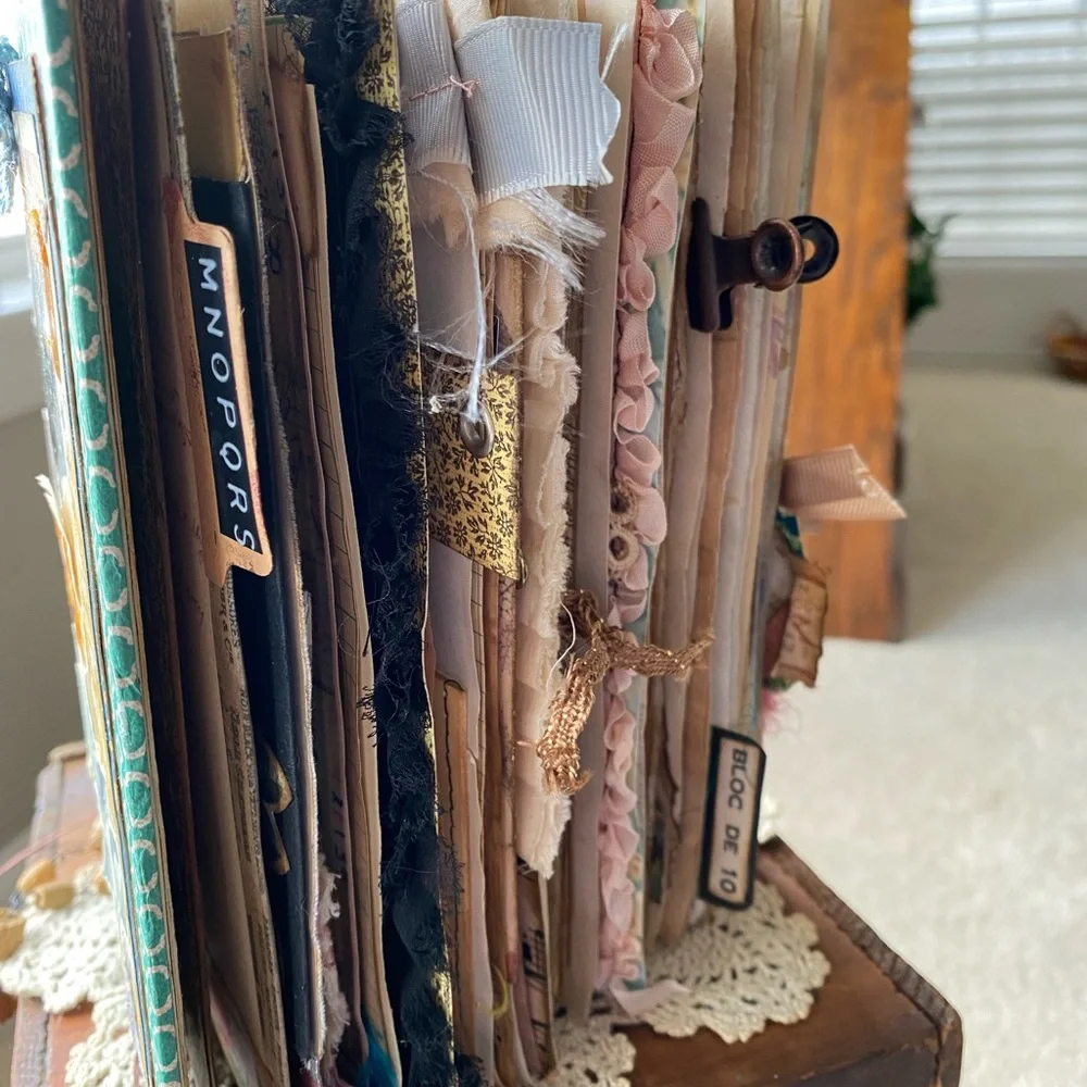 🆕 Handmade Travelers Notebook Junk Journal - Diary of an Edwardian Lady